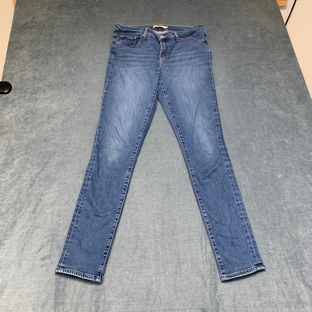 Levi's 311 Shaping Skinny Jeans Womens 31x30 Blue Denim Zip Fly Casual Pockets